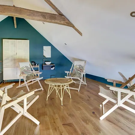 Un Nid Dans La Grange - Maison Avec Jacuzzi Et Sauna Tatil Evi